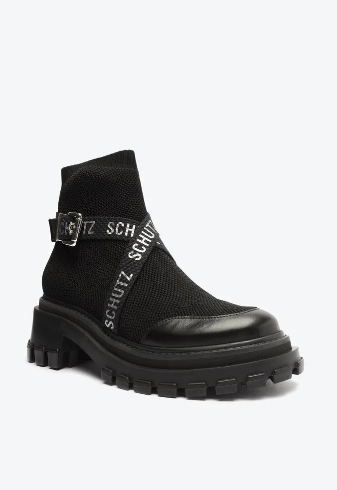 Bota Schutz Tratorada Logo Knit