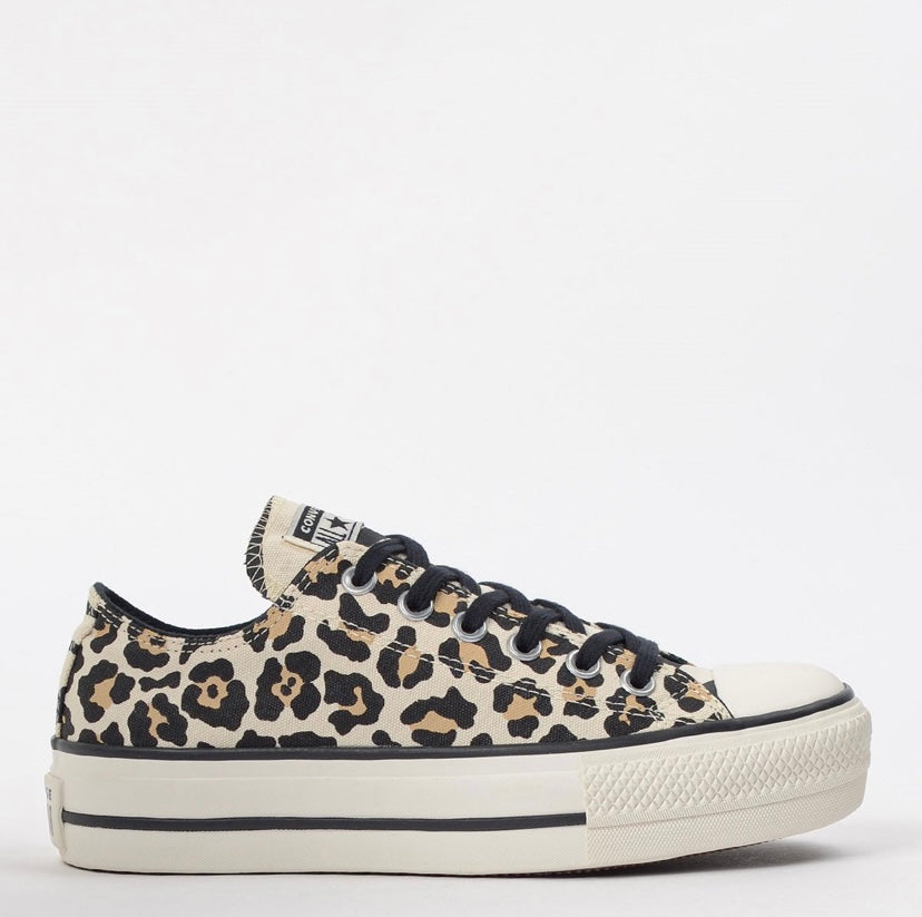 Tênis Converse Chuck Taylor All Star Animal Print Platform Lift