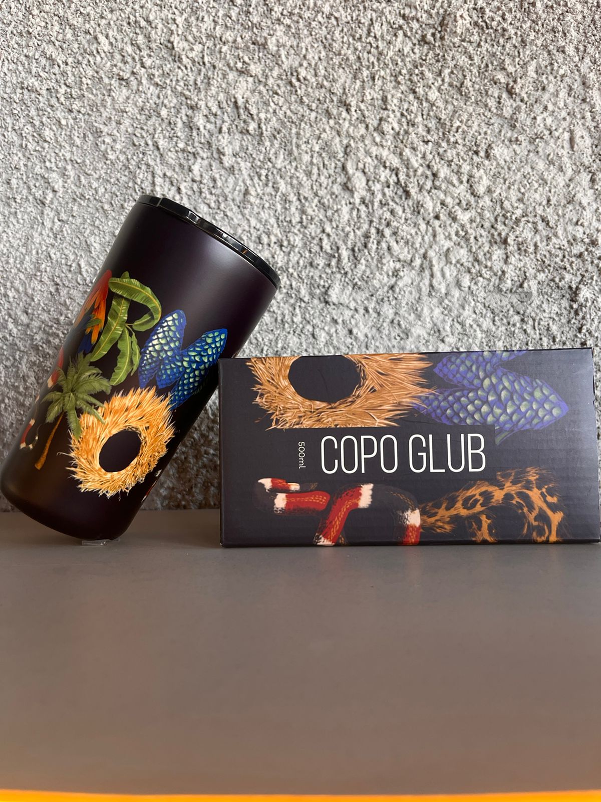 Copo Glub 500ml Fram Rio Me Leva Farm Preto