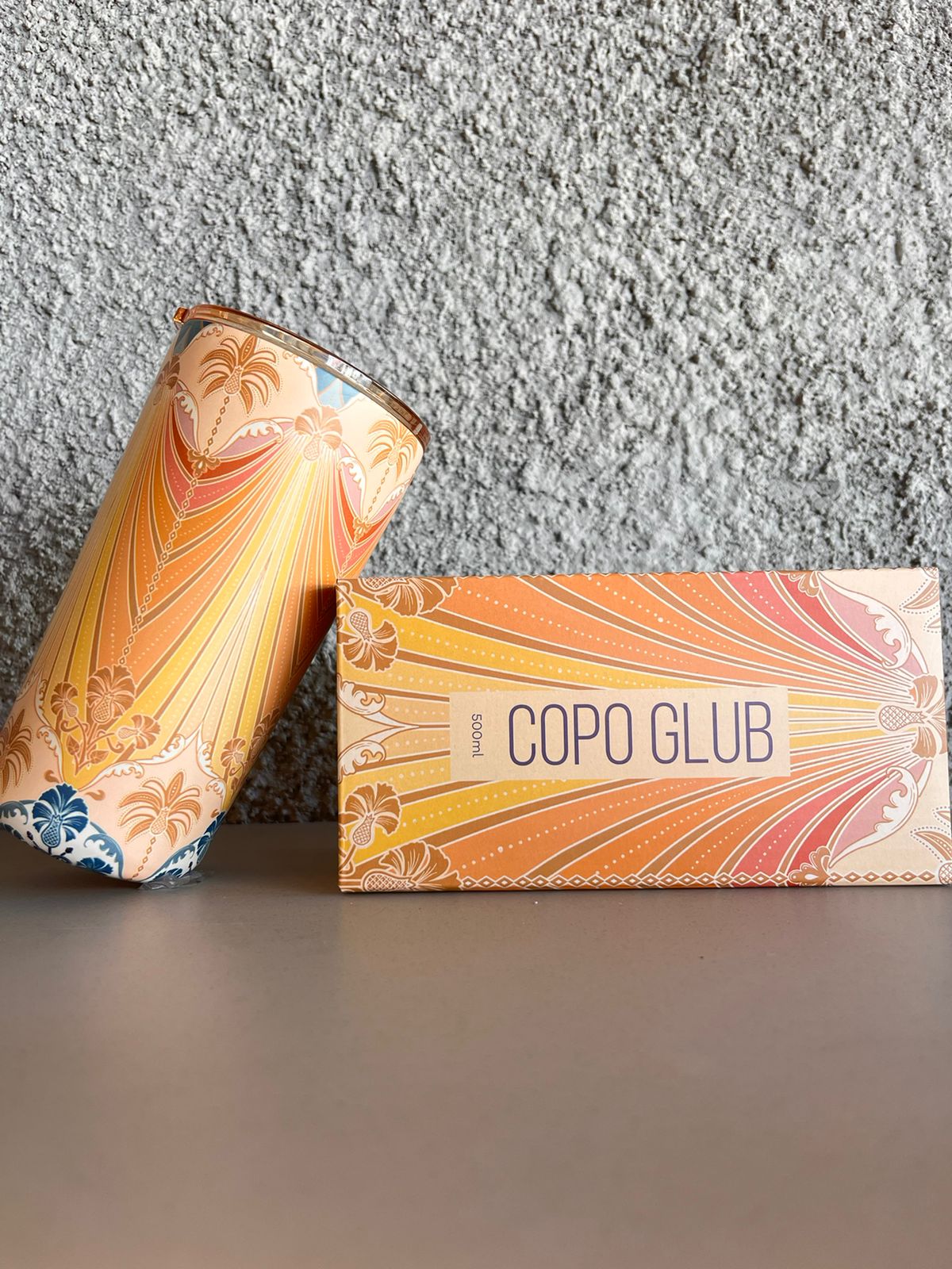 Copo Glub 500ml Abacaxi Decor Me Leva Farm