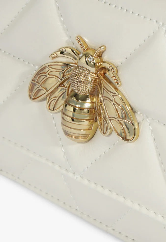 Bolsa Schutz Tiracolo Pequena Believe Couro Branco