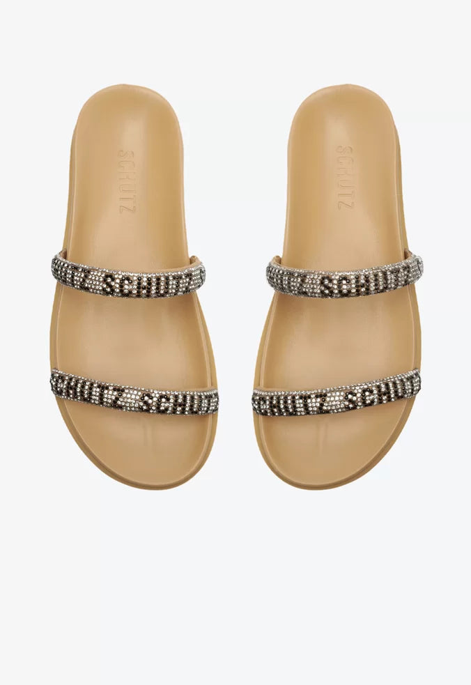 Sandália Schutz Papete Brilho