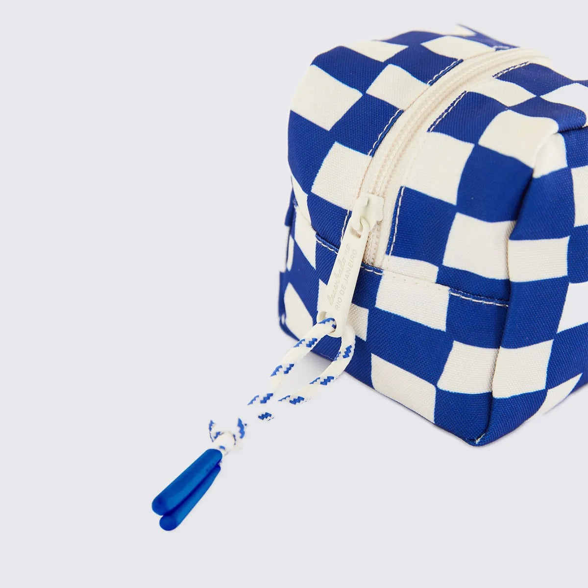 Necessaire Farm Caçula Quadriculada Sonho Azul