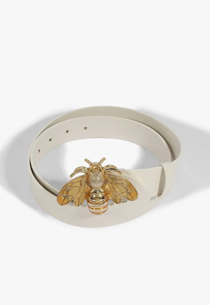 Cinto Schutz Believe Couro Branco