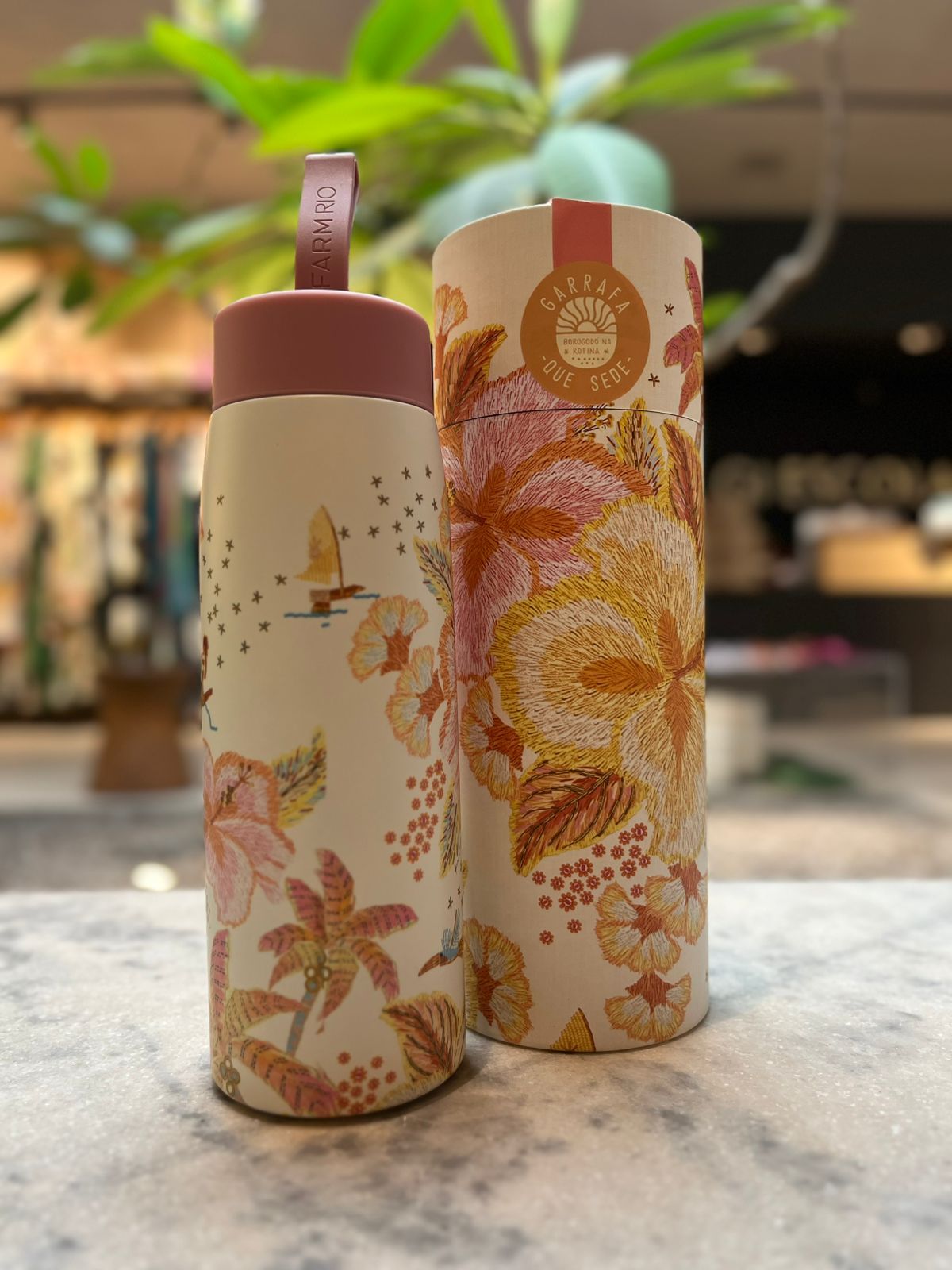 Garrafa Farm Que Sede 500ml Ilha de Flor
