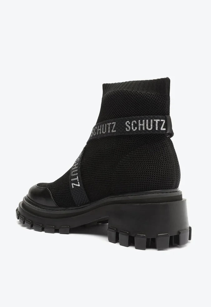 Bota Schutz Tratorada Logo Knit