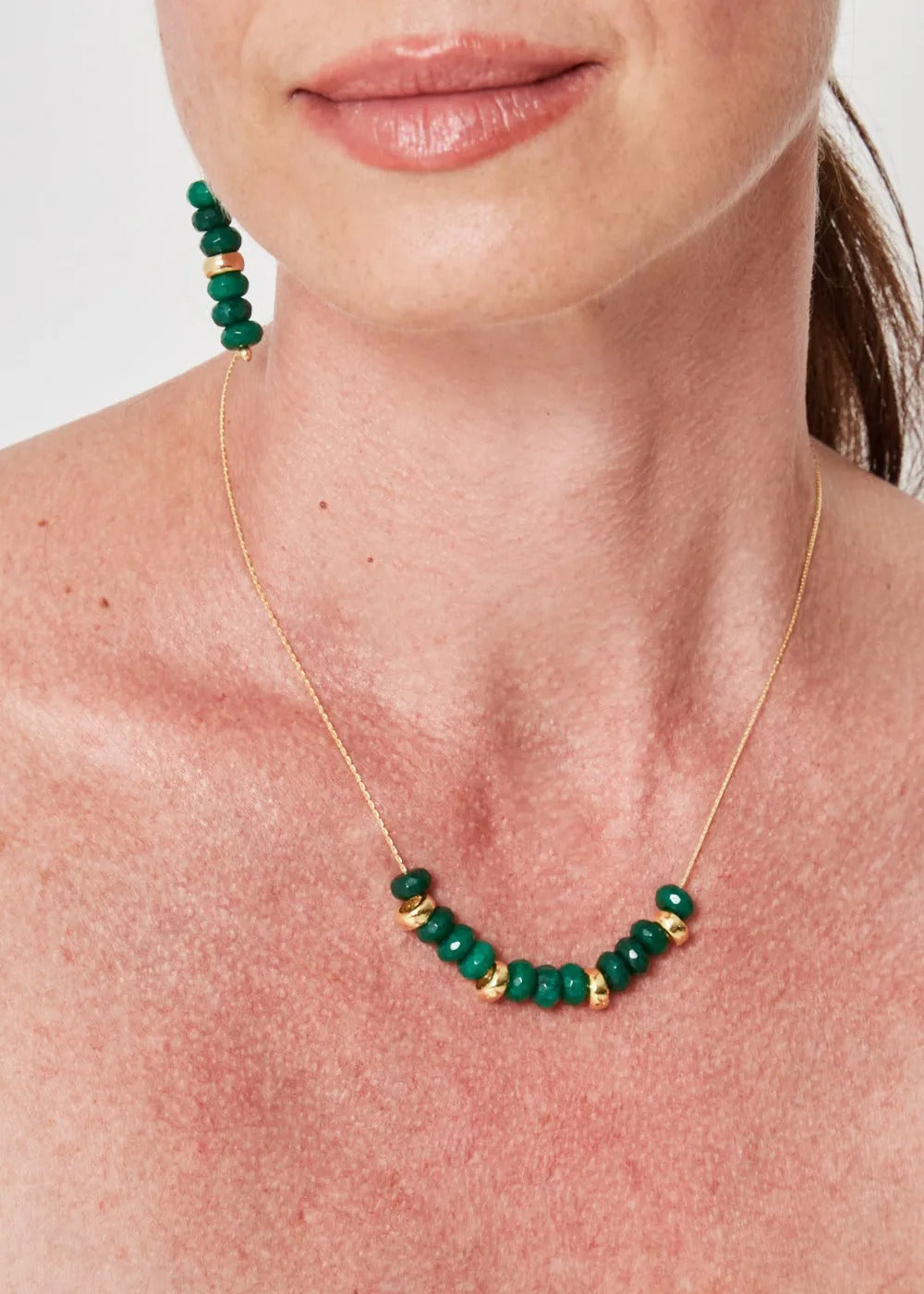 Colar Mob Pedra Jaspe