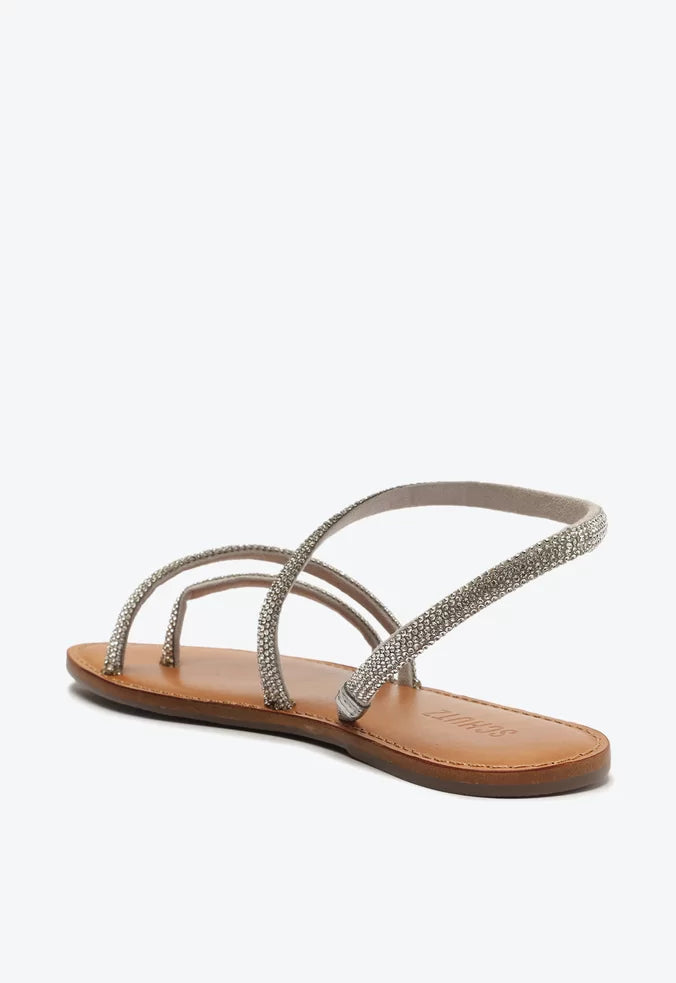 Sandália Schutz Julia Tiras Pedrarias