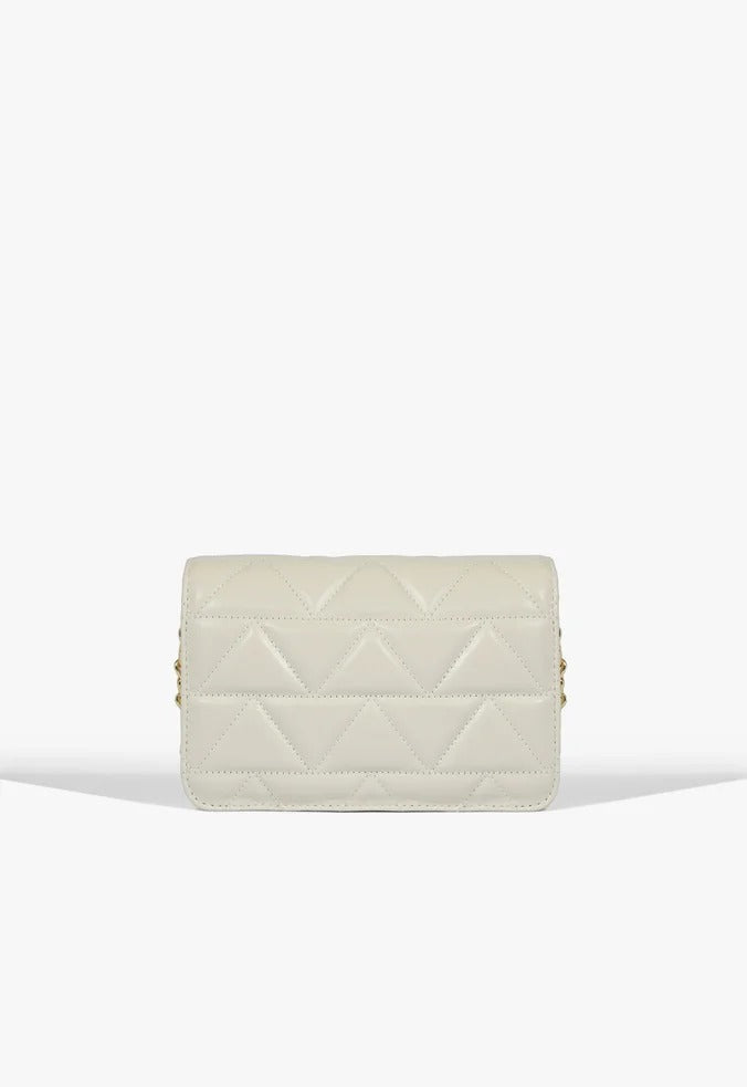 Bolsa Schutz Tiracolo Pequena Believe Couro Branco