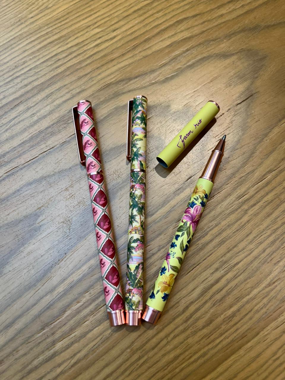 Trio Canetas Farm Anota Ai Memórias de Verão