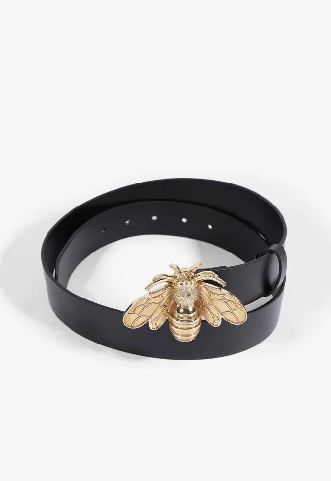 Cinto Schutz Believe Couro Preto