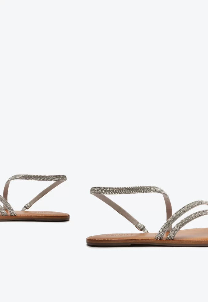 Sandália Schutz Julia Tiras Pedrarias