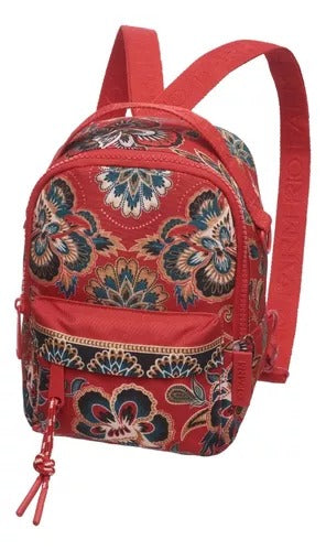 Mochila Farm Me Leva Borogodó Floral Pequim