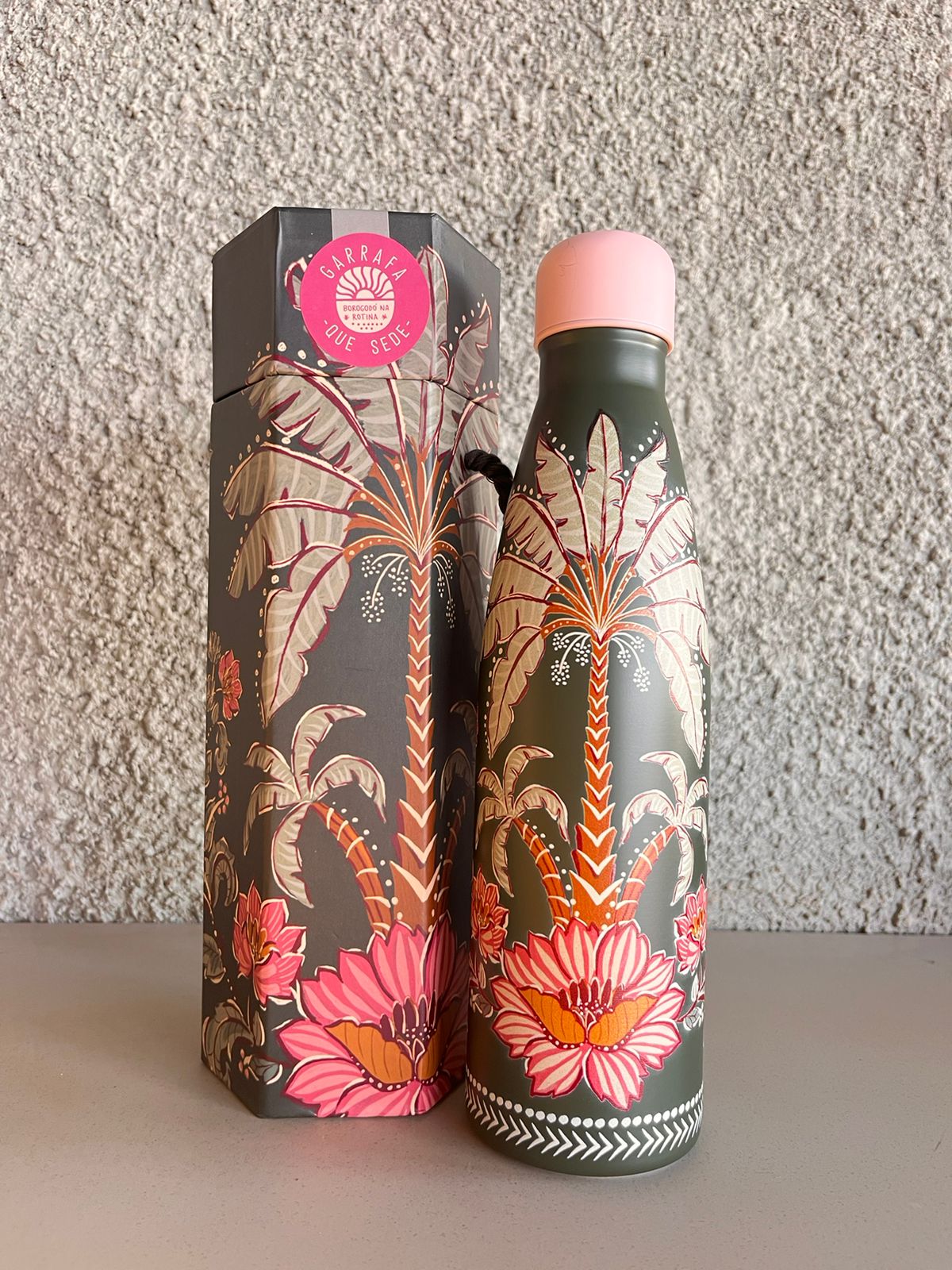 Garrafa Glub Glub 500 ml Me Leva Farm Ravenala