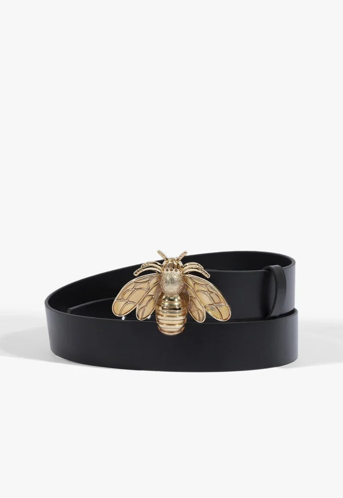 Cinto Schutz Believe Couro Preto