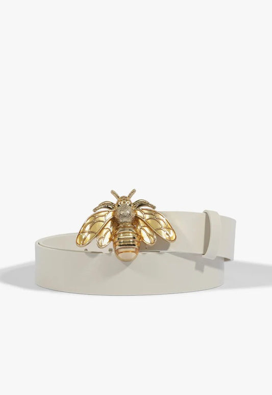 Cinto Schutz Believe Couro Branco