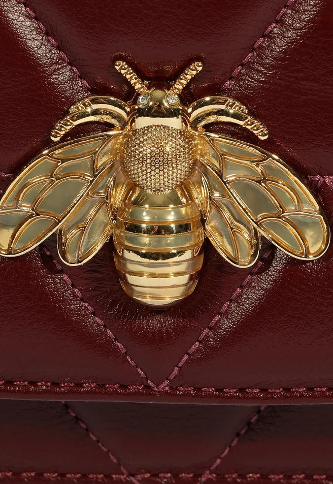 Bolsa Schutz Tiracolo Pequena Believe Couro Vinho