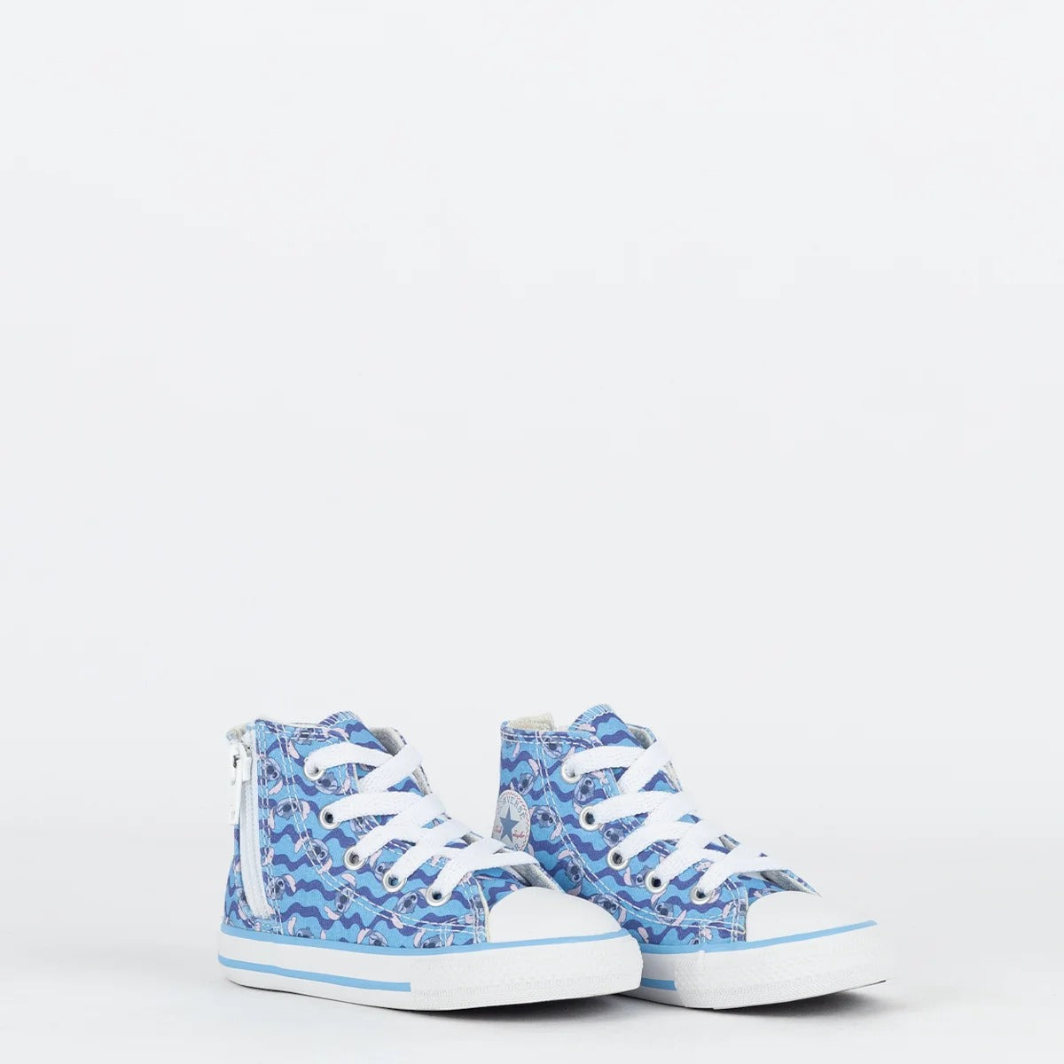 Tênis Converse Kids Chuck Taylor All Star Side Zip Hi Disney Stitch