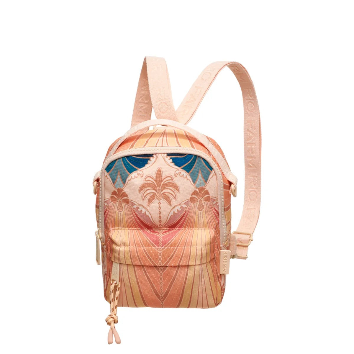 Mochila Farm Me Leva Borogodó Abacaxi Decor