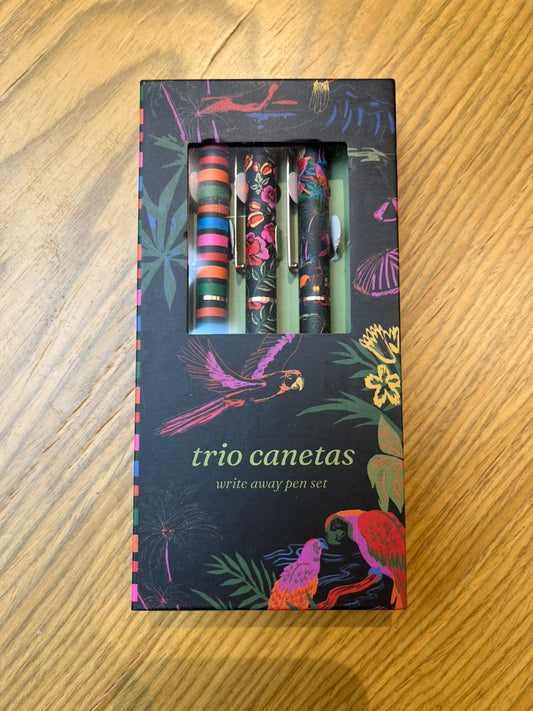 Trio Canetas Farm Anota Ai Voo Descoladinha