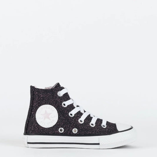 Tênis Converse Kids Chuck Taylor All Star Side Zip Hi Material Shine
