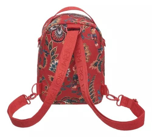 Mochila Farm Me Leva Borogodó Floral Pequim