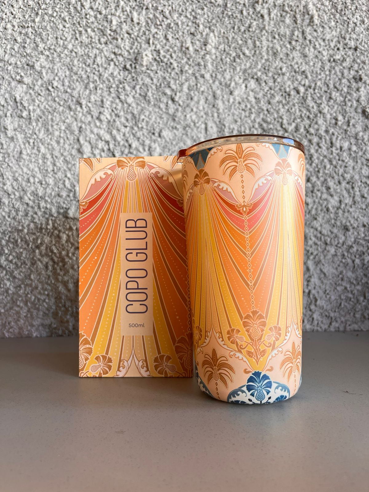 Copo Glub 500ml Abacaxi Decor Me Leva Farm
