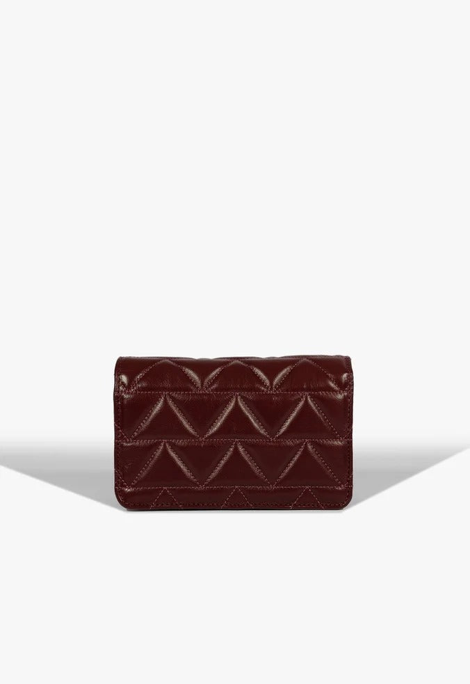 Bolsa Schutz Tiracolo Pequena Believe Couro Vinho