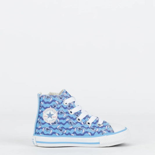 Tênis Converse Kids Chuck Taylor All Star Side Zip Hi Disney Stitch