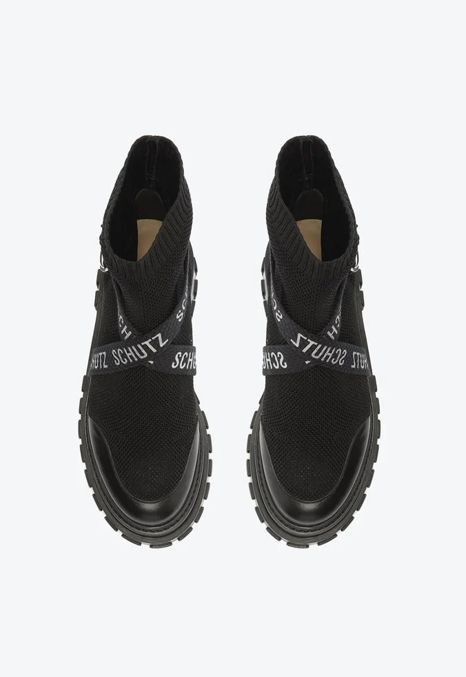 Bota Schutz Tratorada Logo Knit