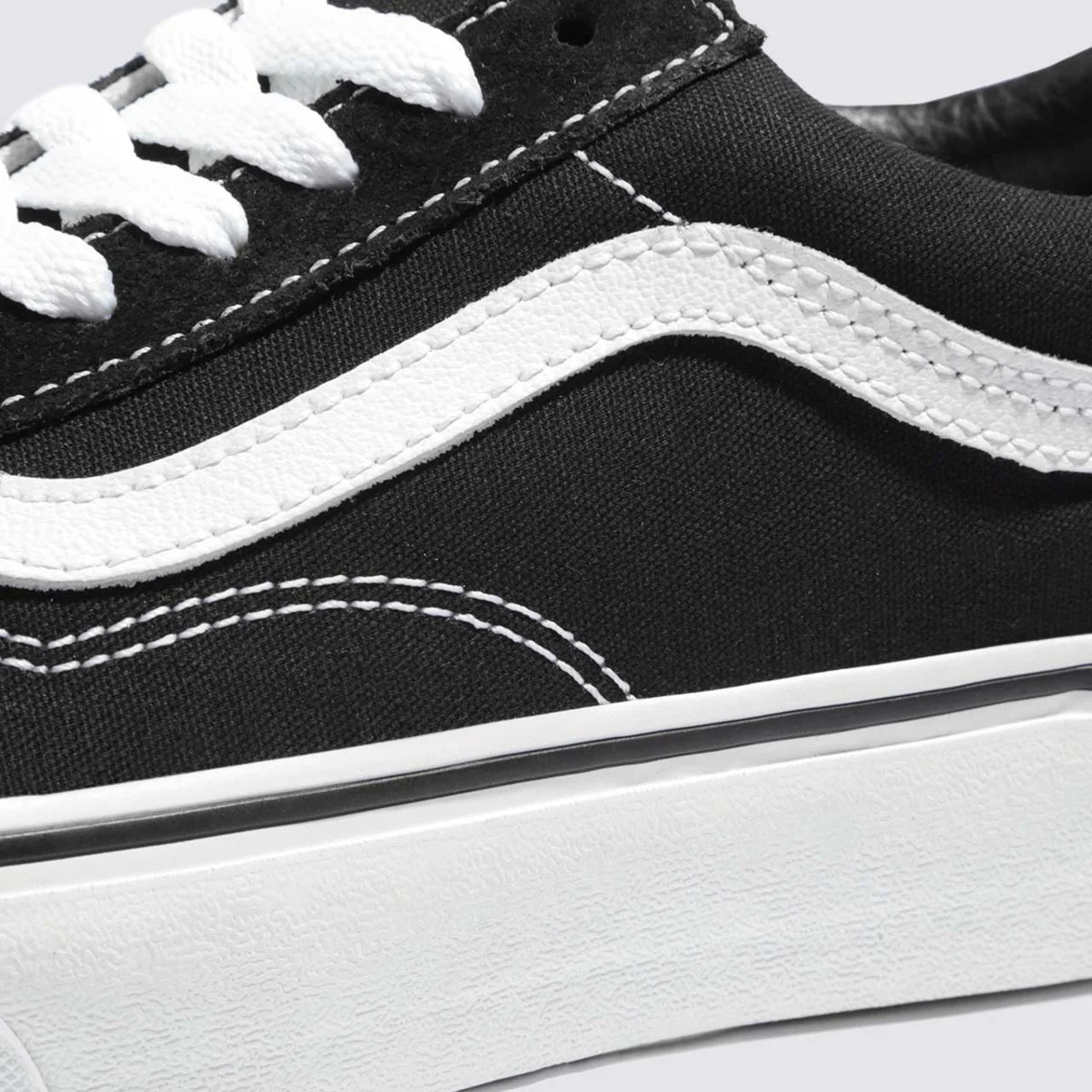 Tênis Vans Old Skool Plataforma Black White
