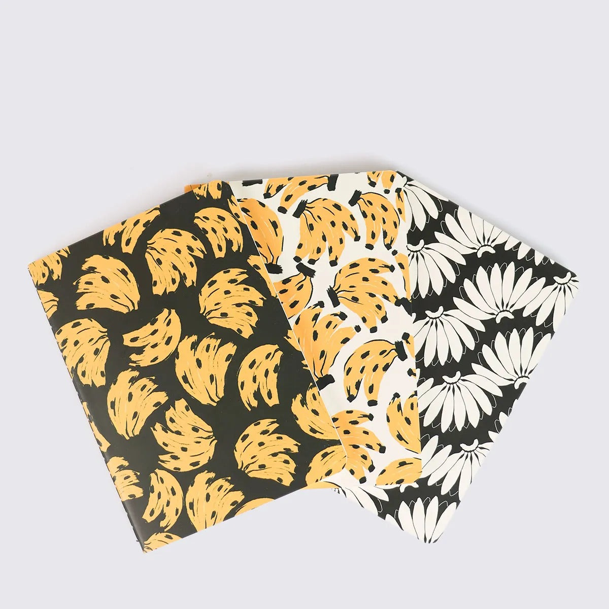 Trio De Cadernetas Farm Bossa Banana