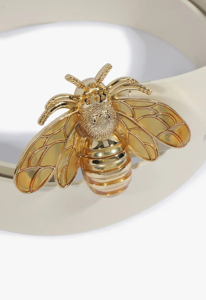 Cinto Schutz Believe Couro Branco