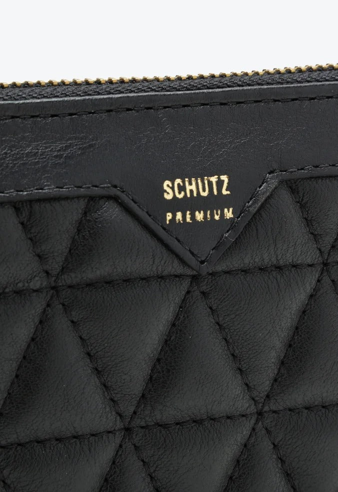 Carteira Schutz Pequena Couro Matelassê