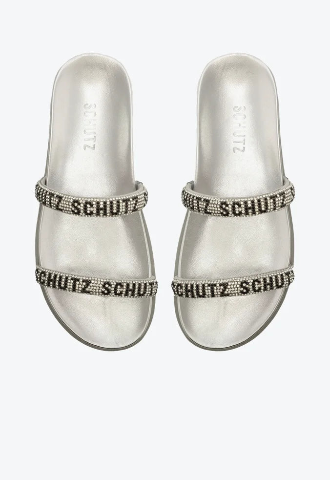 Sandália Schutz Papete Brilho