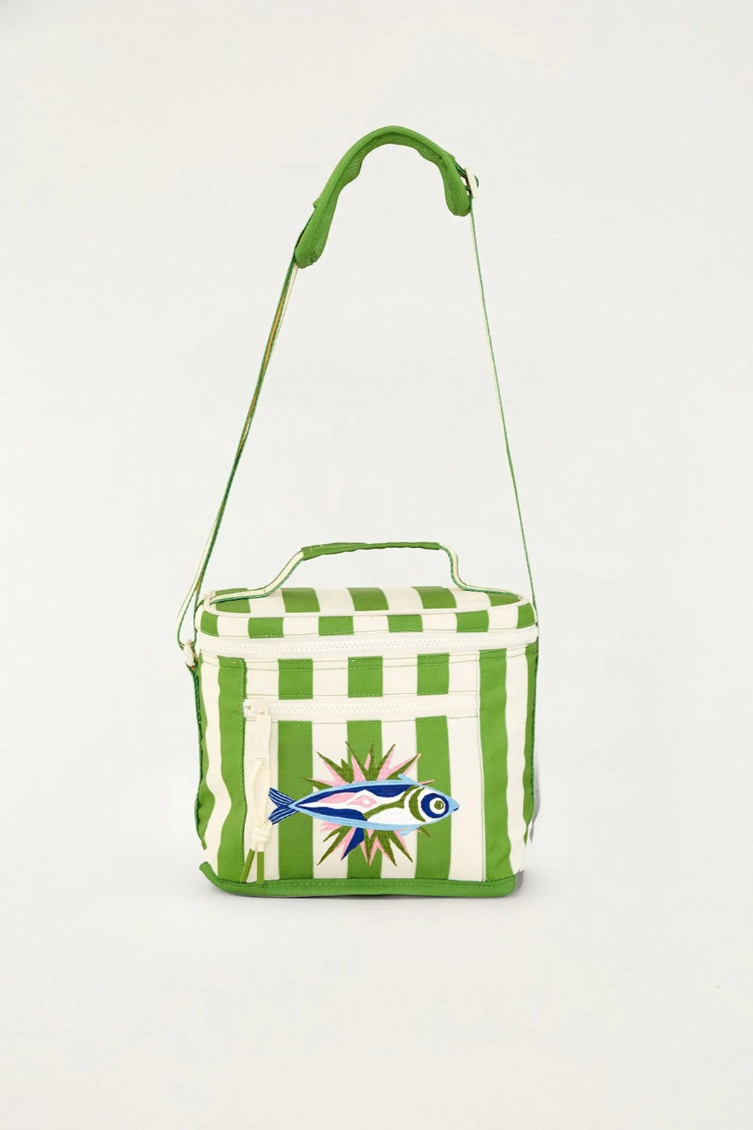 Mini Cooler Farm Farofa Listra Verde Cardume Sonhador