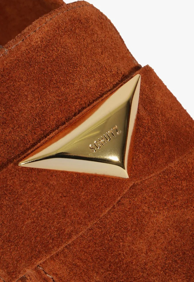 Mocassim Schutz Camurça Marrom