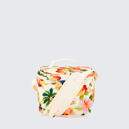 Mini Cooler Farm Farofa Floral Havaiano