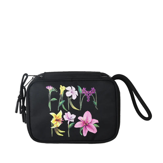 Necessaire Farm Xerô Romance Em Flor Preta