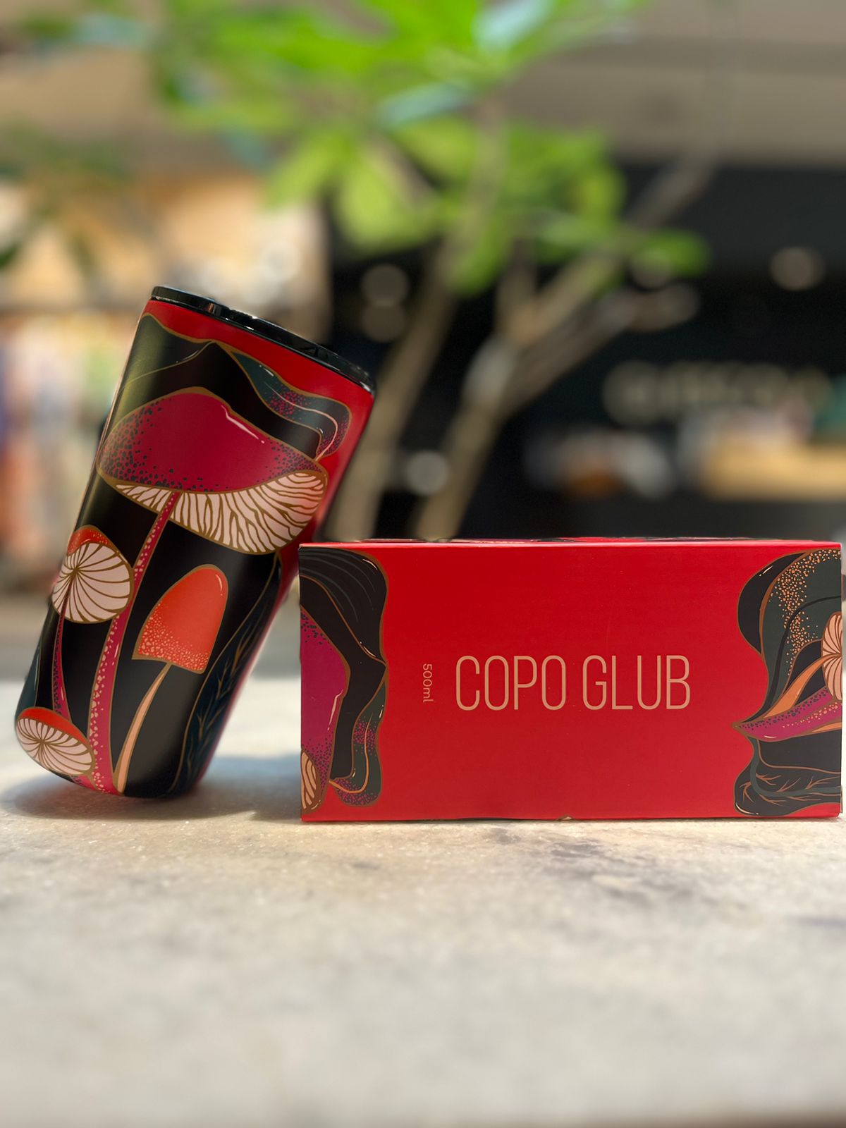 Copo Glub 500ml Cogumelo Silvestres Me Leva Farm