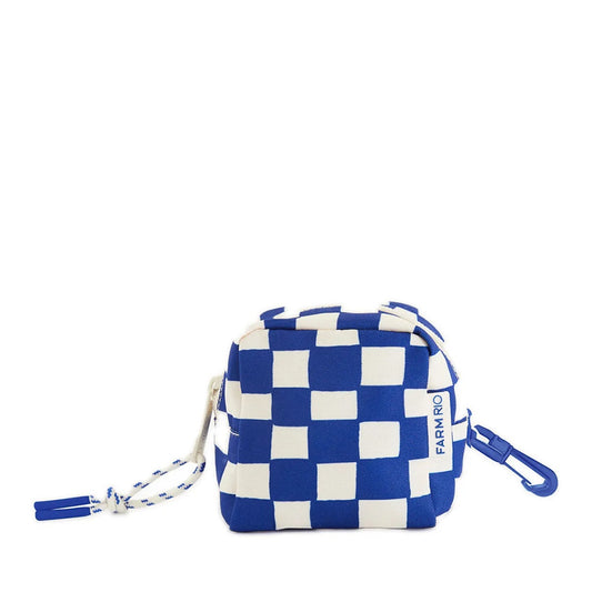 Necessaire Farm Caçula Quadriculada Sonho Azul
