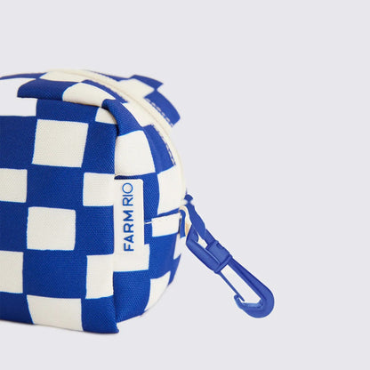 Necessaire Farm Caçula Quadriculada Sonho Azul — foto 3