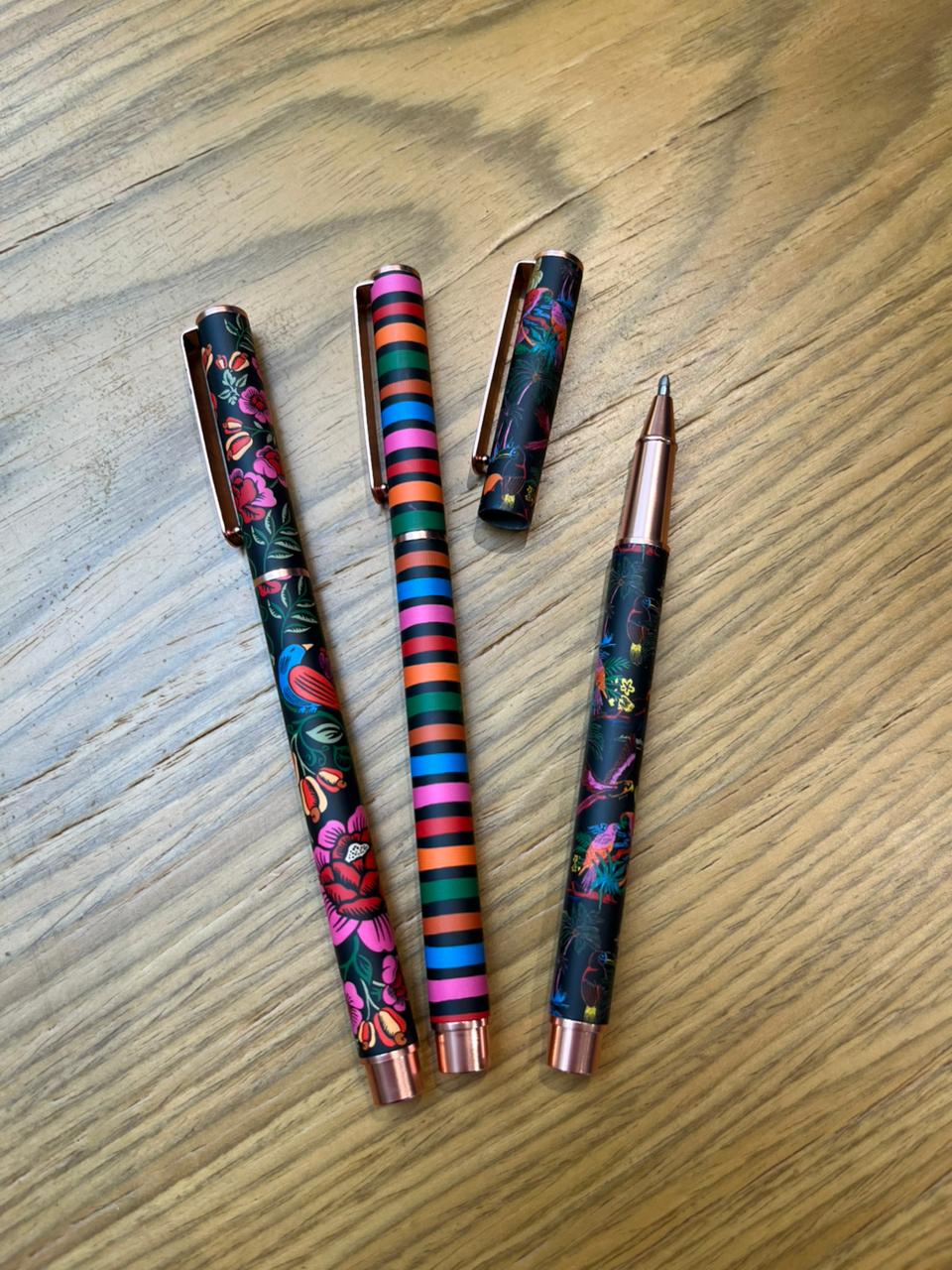 Trio Canetas Farm Anota Ai Voo Descoladinha