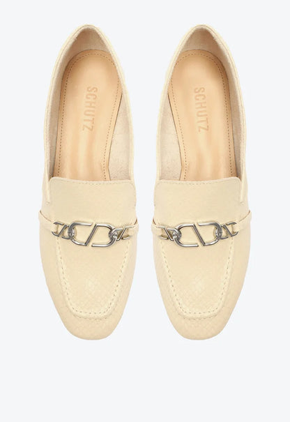 Mocassim Schutz Couro Snake