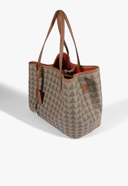 Bolsa Schutz Shopping Grande Triangle Bege — foto 2