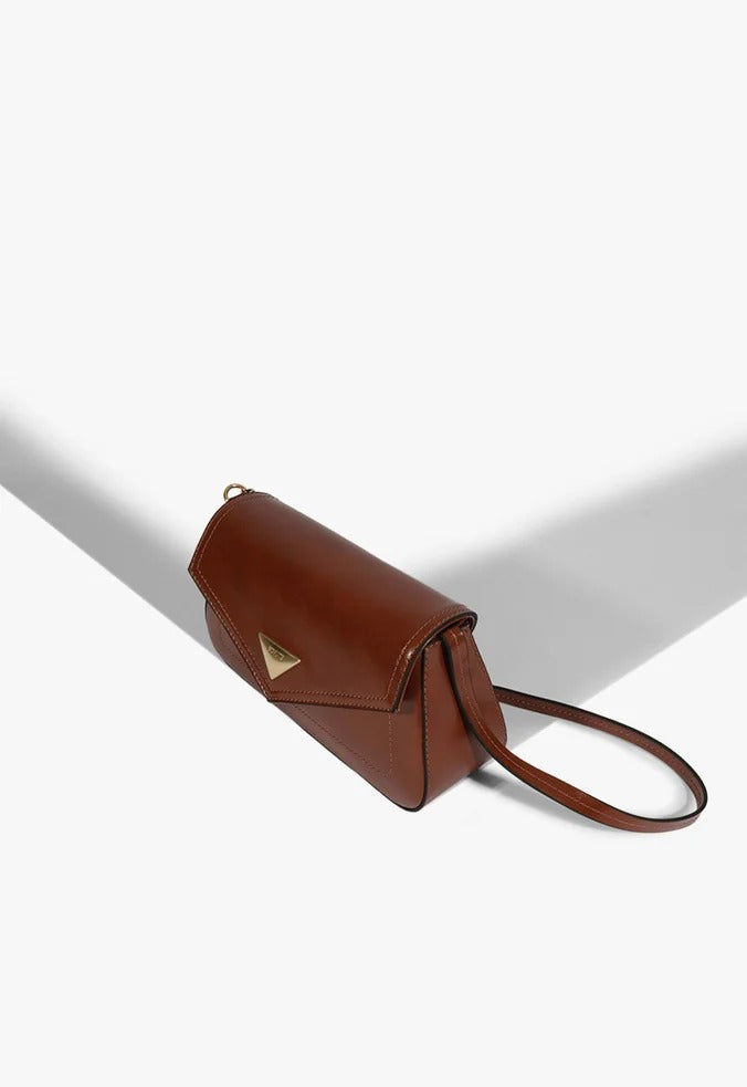 Bolsa Schutz Tiracolo Liese Pequena Marrom