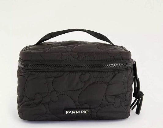 Necessaire Farm Me Leva Liso Preto