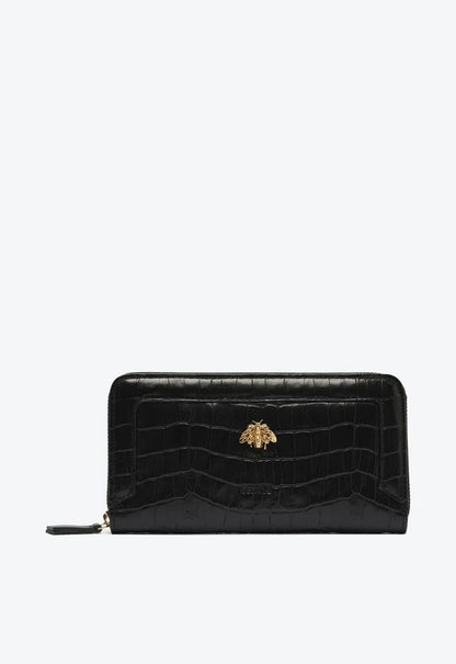 Carteira Schutz Grande Believe Couro Croco