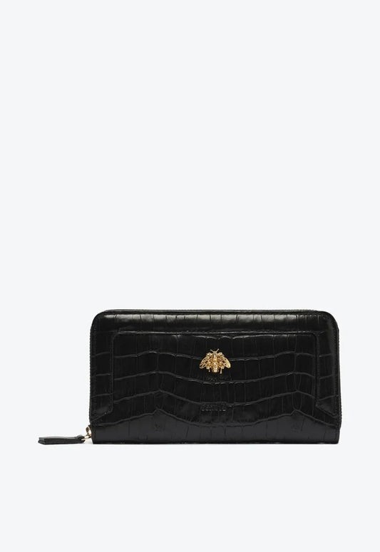 Carteira Schutz Grande Believe Couro Croco