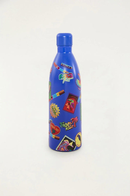 Garrafa Farm Glub Glub Patch Rio Azul 1l